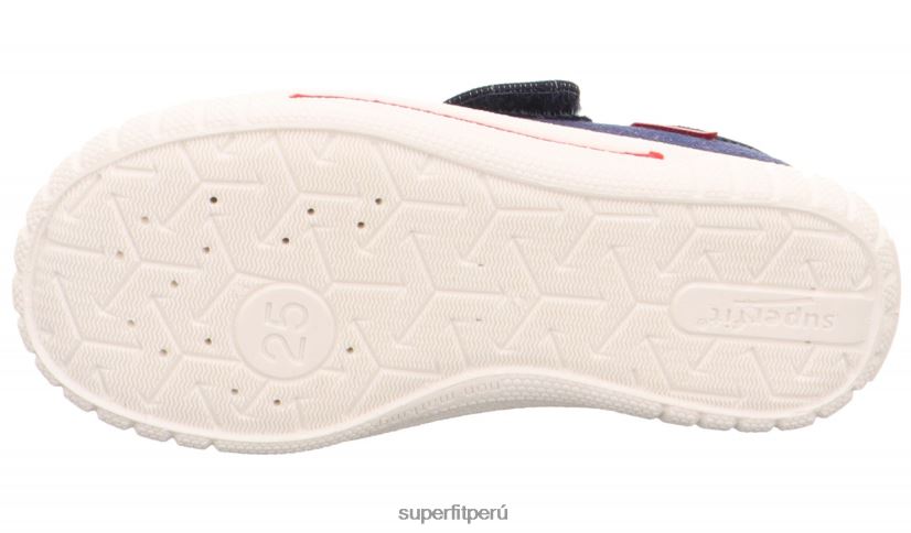 educación física Superfit bebés billete - zapatilla con cierre de velcro azul V06L2431 zapatillas