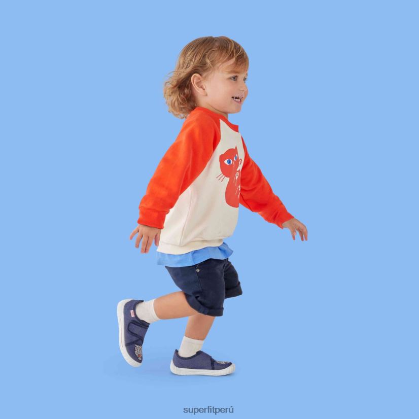 educación física Superfit bebés billete - zapatilla con cierre de velcro azul V06L2431 zapatillas