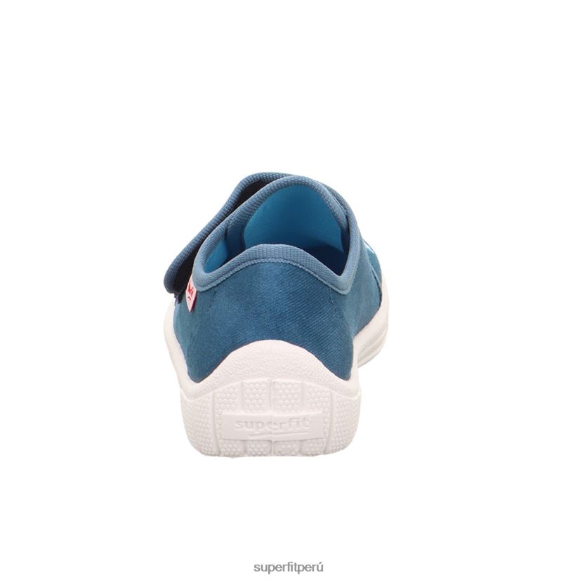 educación física Superfit bebés billete - zapatilla con cierre de velcro azul V06L2433 zapatillas