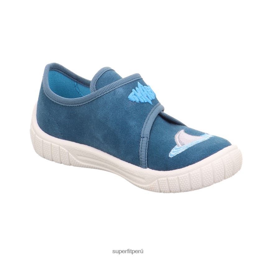 educación física Superfit bebés billete - zapatilla con cierre de velcro azul V06L2433 zapatillas