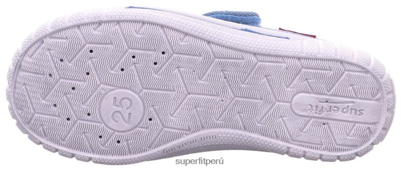 educación física Superfit bebés billete - zapatilla con cierre de velcro azul V06L2443 zapatillas