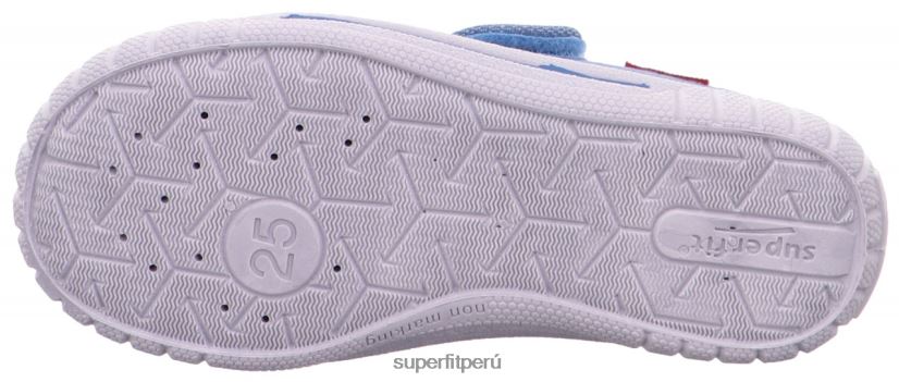 educación física Superfit bebés billete - zapatilla con cierre de velcro azul V06L2443 zapatillas