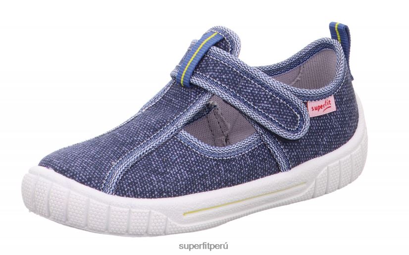 educación física Superfit bebés billete - zapatilla con cierre de velcro azul V06L2460 zapatillas