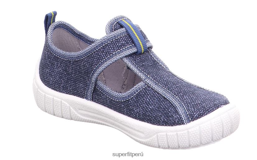 educación física Superfit bebés billete - zapatilla con cierre de velcro azul V06L2460 zapatillas