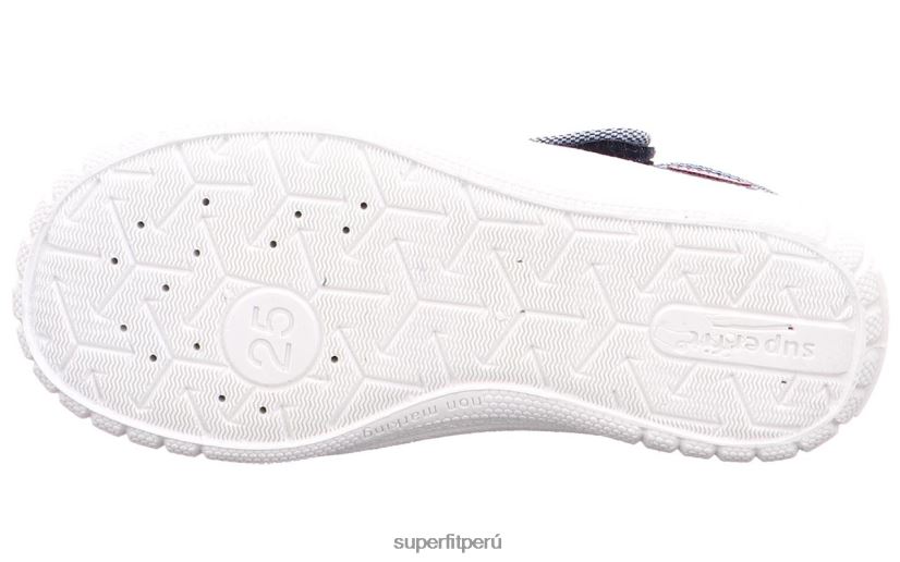 educación física Superfit bebés billete - zapatilla con cierre de velcro azul V06L2460 zapatillas