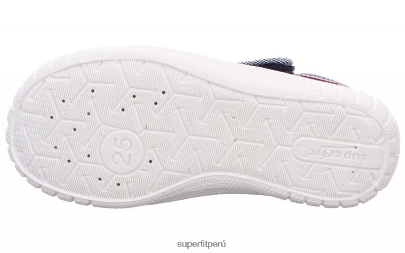 educación física Superfit bebés billete - zapatilla con cierre de velcro azul V06L2460 zapatillas