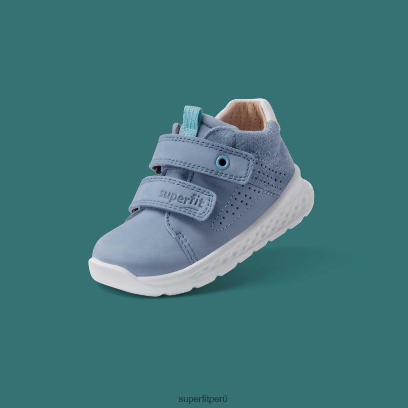 educación física Superfit bebés billete - zapatilla con cierre de velcro azul V06L2460 zapatillas