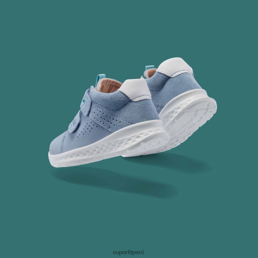 educación física Superfit bebés billete - zapatilla con cierre de velcro azul V06L2460 zapatillas