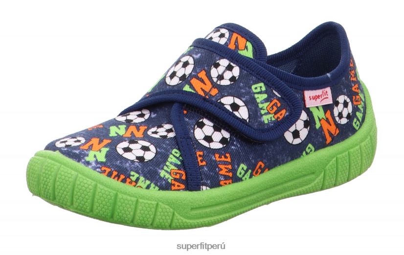 educación física Superfit bebés billete - zapatilla con cierre de velcro azul V06L249 zapatillas