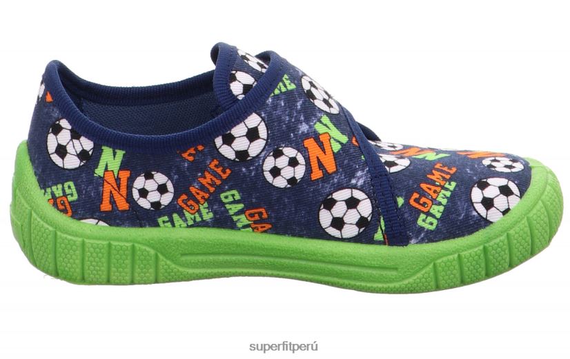 educación física Superfit bebés billete - zapatilla con cierre de velcro azul V06L249 zapatillas