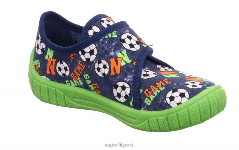 educación física Superfit bebés billete - zapatilla con cierre de velcro azul V06L249 zapatillas