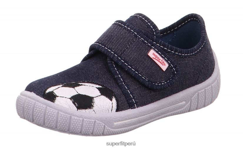 educación física Superfit bebés billete - zapatilla con cierre de velcro azul blanco V06L2414 zapatillas