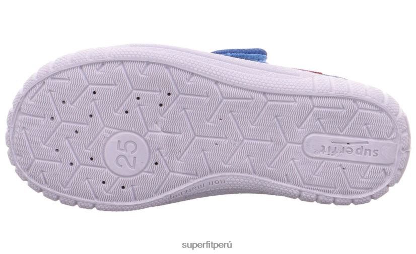 educación física Superfit bebés billete - zapatilla con cierre de velcro azul/multicolor V06L24116 zapatillas
