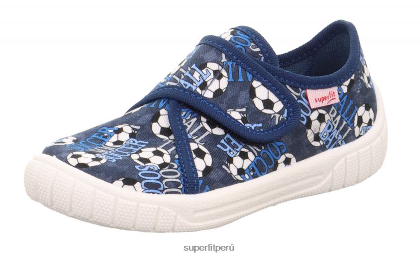 educación física Superfit bebés billete - zapatilla con cierre de velcro azul/multicolor V06L2470 zapatillas