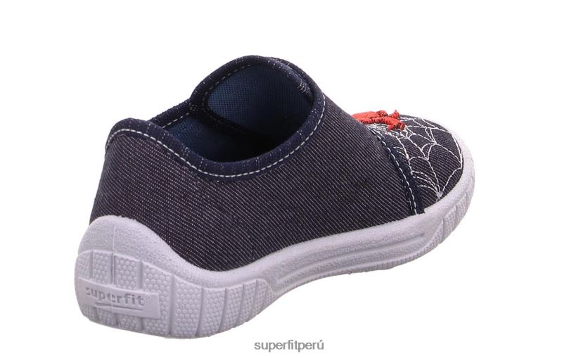 educación física Superfit bebés billete - zapatilla con cierre de velcro azul rojo V06L2487 zapatillas