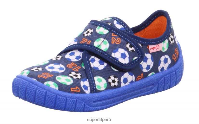 educación física Superfit bebés billete - zapatilla con cierre de velcro azul verde V06L24141 zapatillas