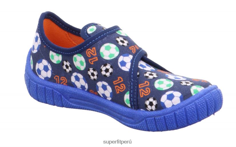 educación física Superfit bebés billete - zapatilla con cierre de velcro azul verde V06L24141 zapatillas
