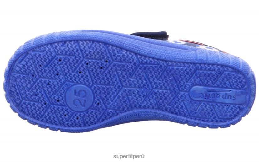 educación física Superfit bebés billete - zapatilla con cierre de velcro azul verde V06L24141 zapatillas