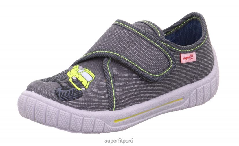 educación física Superfit bebés billete - zapatilla con cierre de velcro gris V06L24107 zapatillas