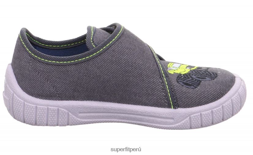 educación física Superfit bebés billete - zapatilla con cierre de velcro gris V06L24107 zapatillas