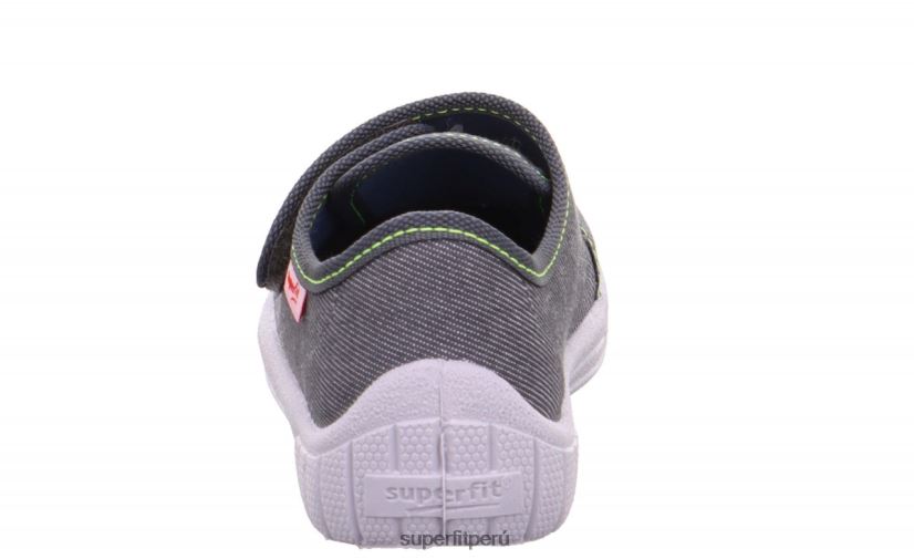 educación física Superfit bebés billete - zapatilla con cierre de velcro gris V06L24107 zapatillas