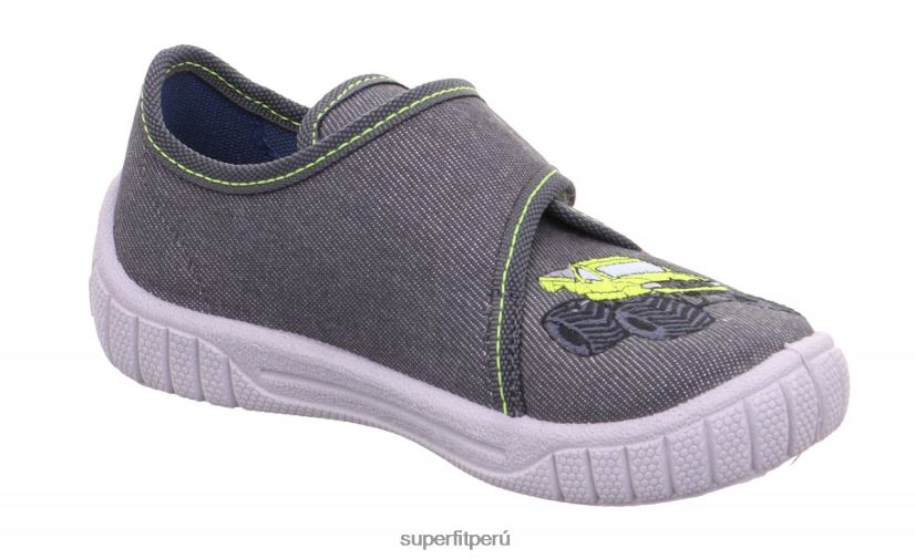 educación física Superfit bebés billete - zapatilla con cierre de velcro gris V06L24107 zapatillas