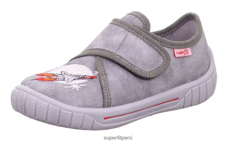 educación física Superfit bebés billete - zapatilla con cierre de velcro gris V06L24138 zapatillas