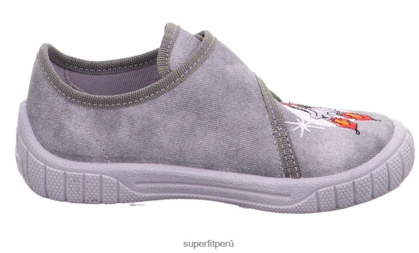 educación física Superfit bebés billete - zapatilla con cierre de velcro gris V06L24138 zapatillas