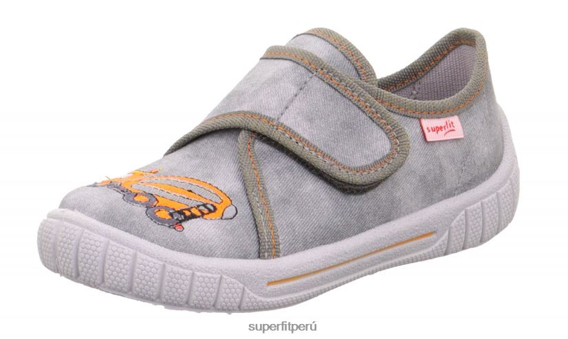 educación física Superfit bebés billete - zapatilla con cierre de velcro gris V06L2439 zapatillas