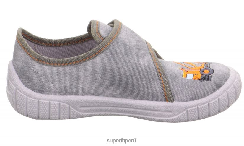 educación física Superfit bebés billete - zapatilla con cierre de velcro gris V06L2439 zapatillas