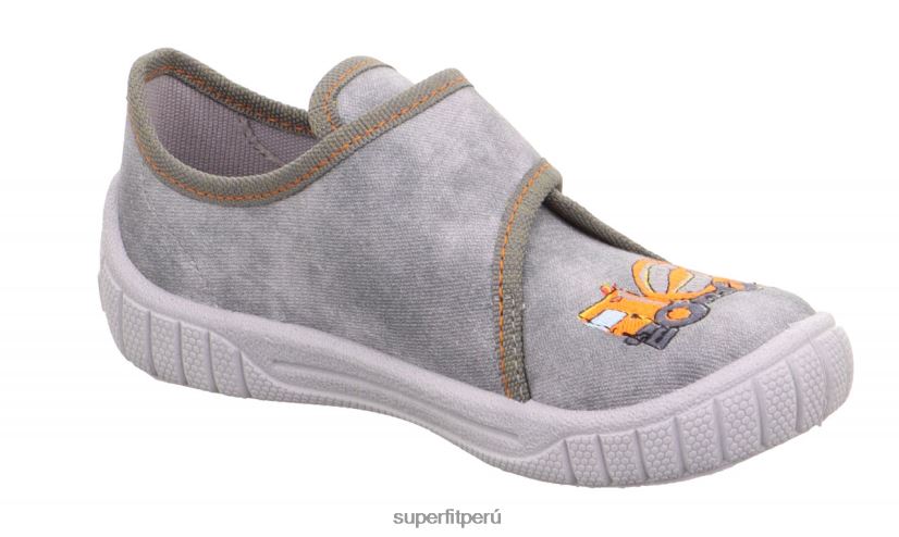 educación física Superfit bebés billete - zapatilla con cierre de velcro gris V06L2439 zapatillas