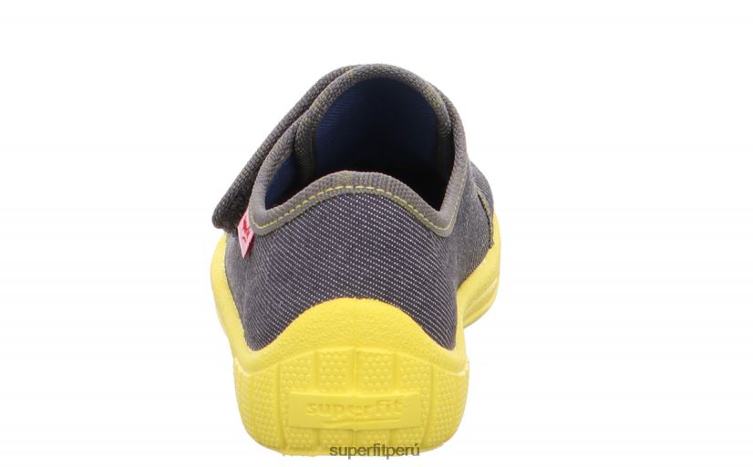 educación física Superfit bebés billete - zapatilla con cierre de velcro gris/amarillo V06L2469 zapatillas
