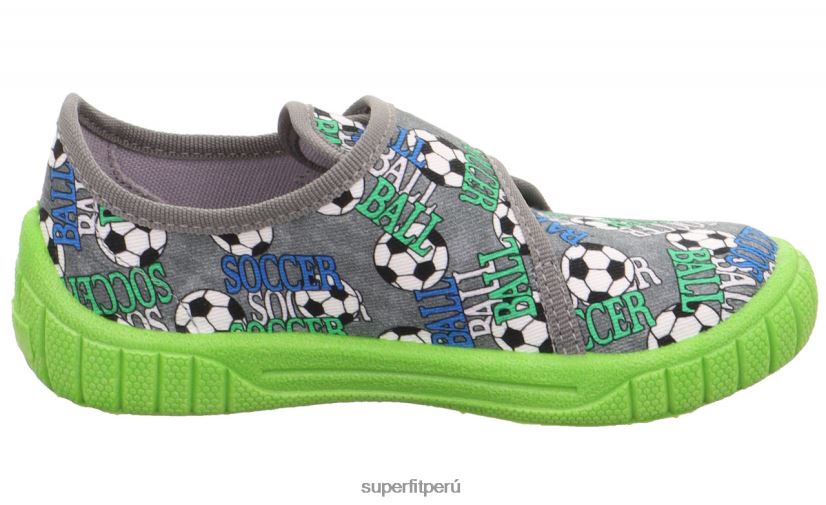 educación física Superfit bebés billete - zapatilla con cierre de velcro gris/multicolor V06L2497 zapatillas