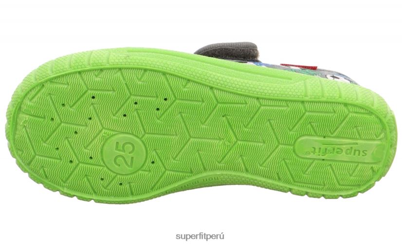 educación física Superfit bebés billete - zapatilla con cierre de velcro gris/multicolor V06L2497 zapatillas