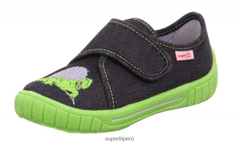 educación física Superfit bebés billete - zapatilla con cierre de velcro negro V06L24104 zapatillas