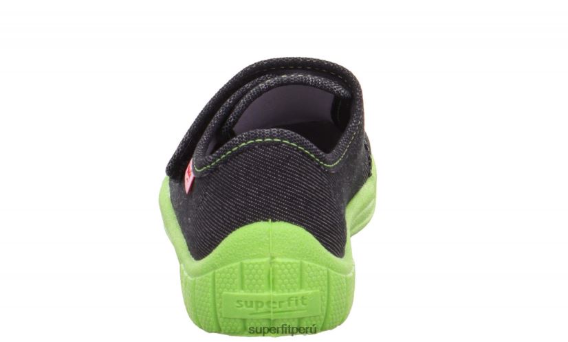educación física Superfit bebés billete - zapatilla con cierre de velcro negro V06L24104 zapatillas
