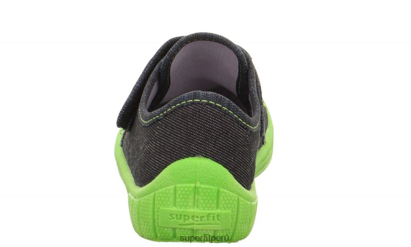 educación física Superfit bebés billete - zapatilla con cierre de velcro negro V06L2488 zapatillas