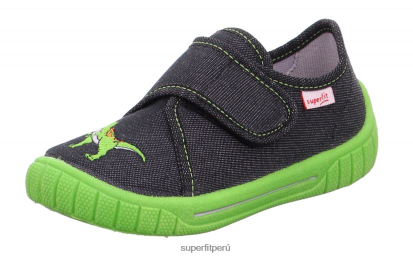 educación física Superfit bebés billete - zapatilla con cierre de velcro negro V06L2491 zapatillas