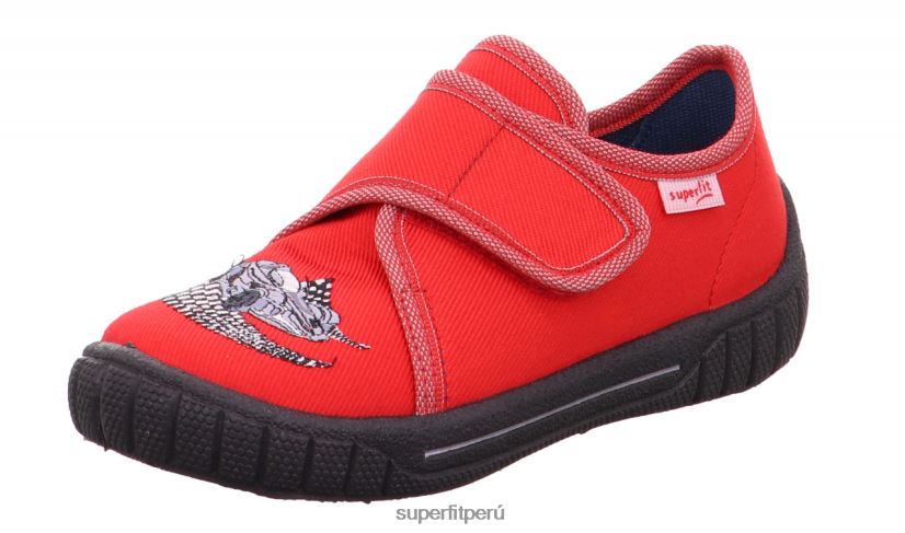 educación física Superfit bebés billete - zapatilla con cierre de velcro rojo/gris V06L2442 zapatillas