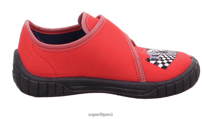 educación física Superfit bebés billete - zapatilla con cierre de velcro rojo/gris V06L2442 zapatillas