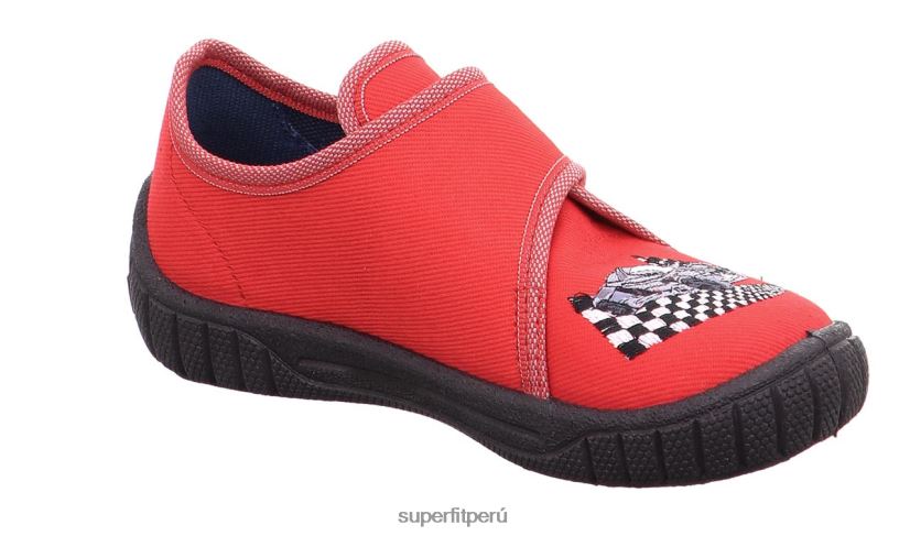 educación física Superfit bebés billete - zapatilla con cierre de velcro rojo/gris V06L2442 zapatillas