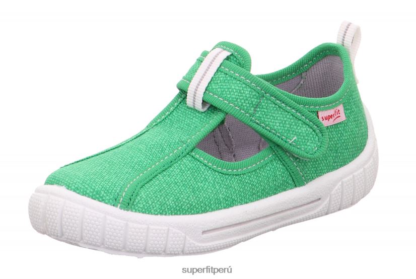 educación física Superfit bebés billete - zapatilla con cierre de velcro verde V06L2478 zapatillas