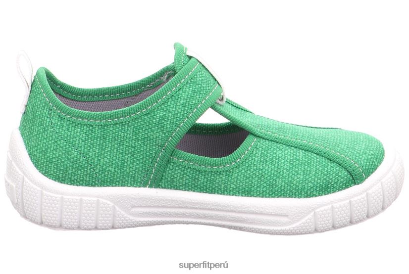 educación física Superfit bebés billete - zapatilla con cierre de velcro verde V06L2478 zapatillas