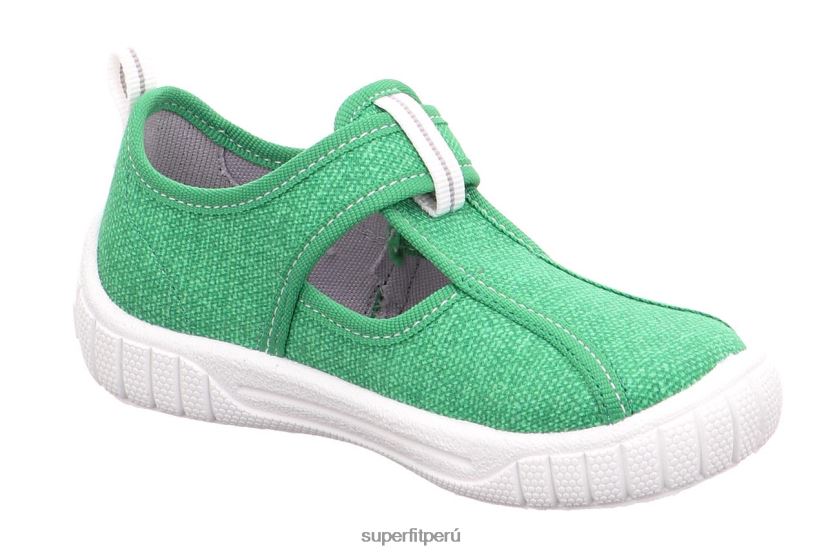 educación física Superfit bebés billete - zapatilla con cierre de velcro verde V06L2478 zapatillas