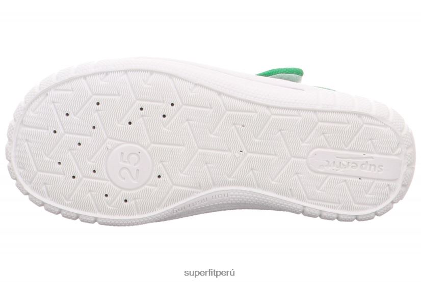 educación física Superfit bebés billete - zapatilla con cierre de velcro verde V06L2478 zapatillas