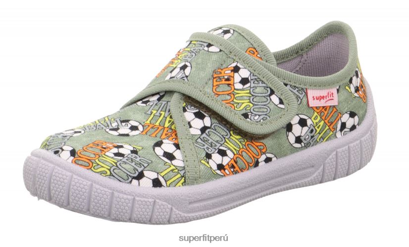 educación física Superfit bebés billete - zapatilla con cierre de velcro verde claro/multicolor V06L2475 zapatillas