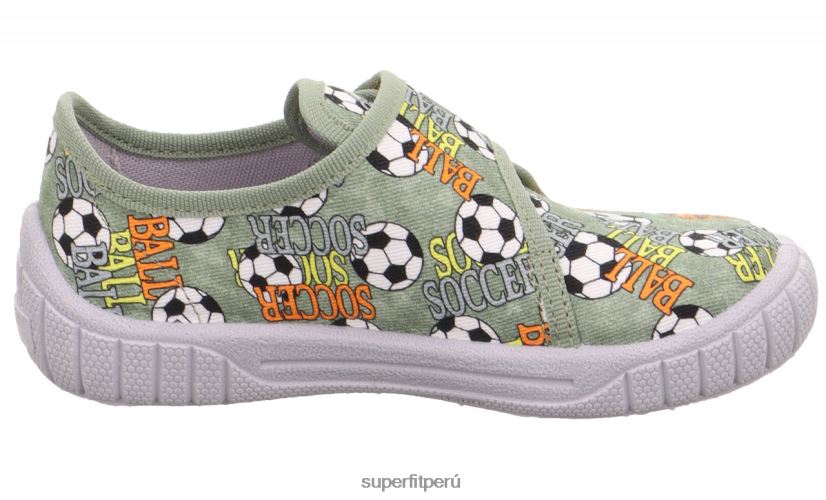 educación física Superfit bebés billete - zapatilla con cierre de velcro verde claro/multicolor V06L2475 zapatillas