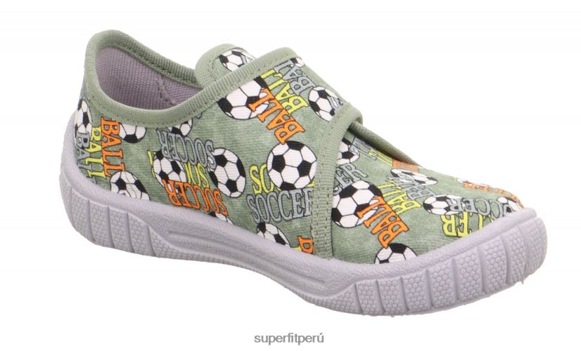 educación física Superfit bebés billete - zapatilla con cierre de velcro verde claro/multicolor V06L2475 zapatillas