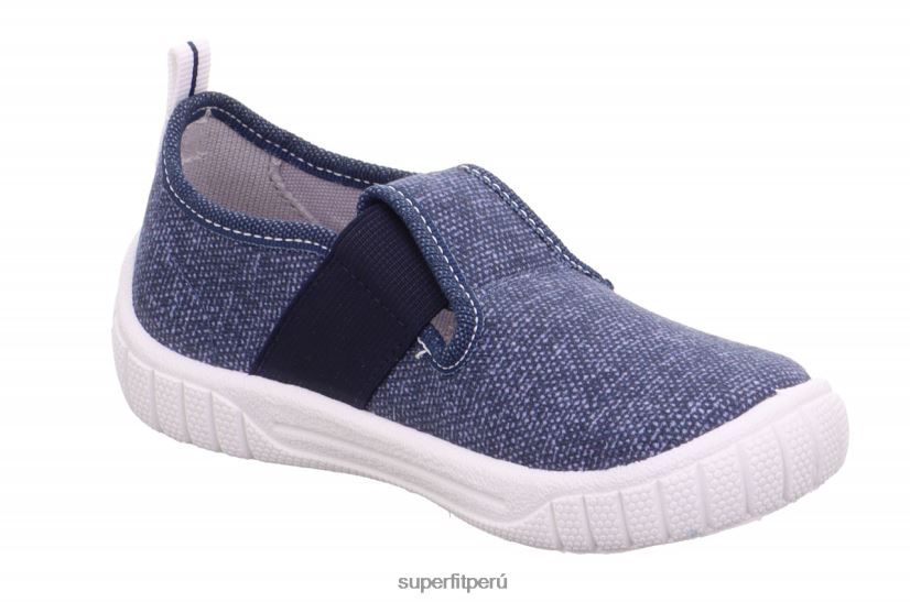 educación física Superfit bebés billete - zapatilla con deslizamiento azul V06L2473 zapatillas