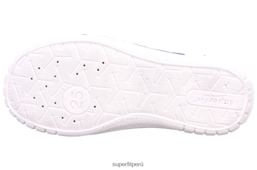 educación física Superfit bebés billete - zapatilla con deslizamiento azul V06L2473 zapatillas